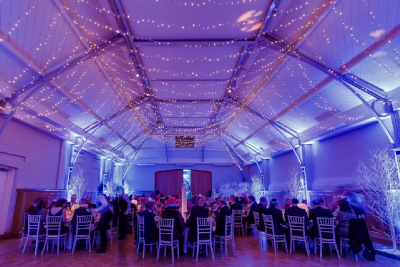 Entertainment for the Victorian Circus themed Christmas party in the Prince Consort Rooms at the HAC in central London